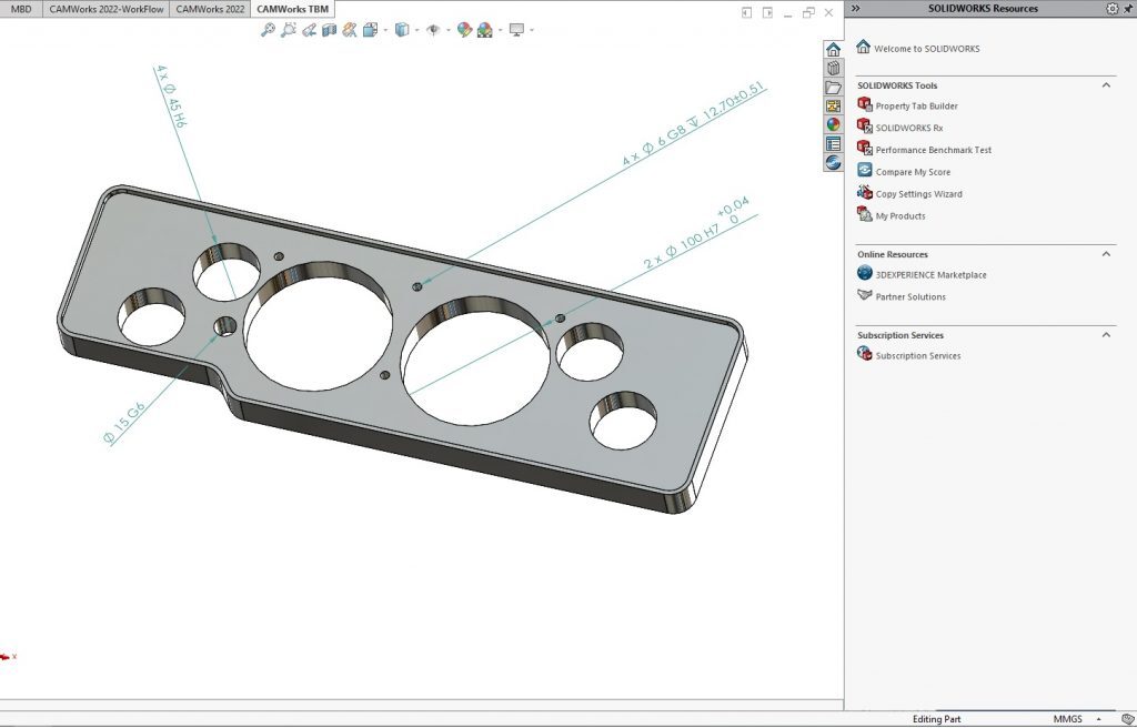 KTU ir VTDK SOLIDWORKS CAM CAMWorks CAM darbas su sistema