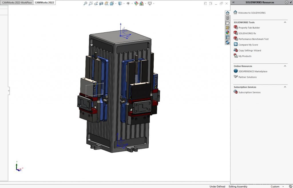 KTU ir VTDK SOLIDWORKS CAM CAMWorks CAM detalė
