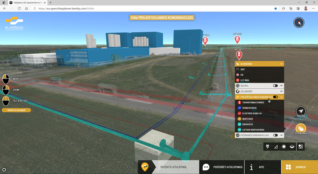 Klaipėdos laisvosios ekonomikos zona 3D modelis v2